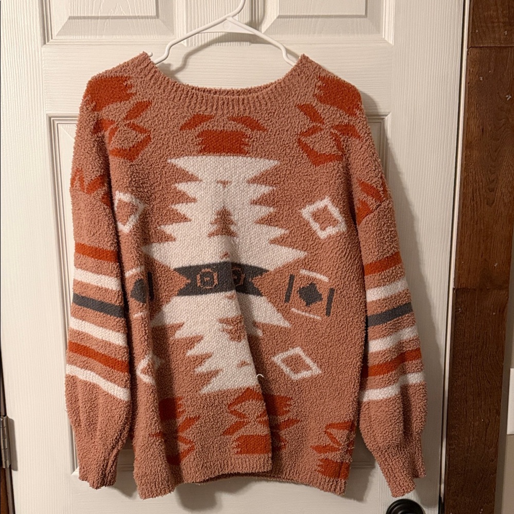 Cozy Southwestern Pattern Sweater